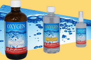 Sauerstoffwasser OXYGEN active, forte und Spray
