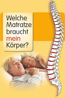 Orthop�discher Matratzentest am Liegesimulator.
